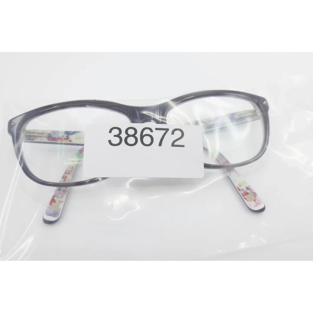 Escada VES 296 0AQ7 Burgundy Floral Cat Eye Eyeglasses Frames Italy 53-16-140